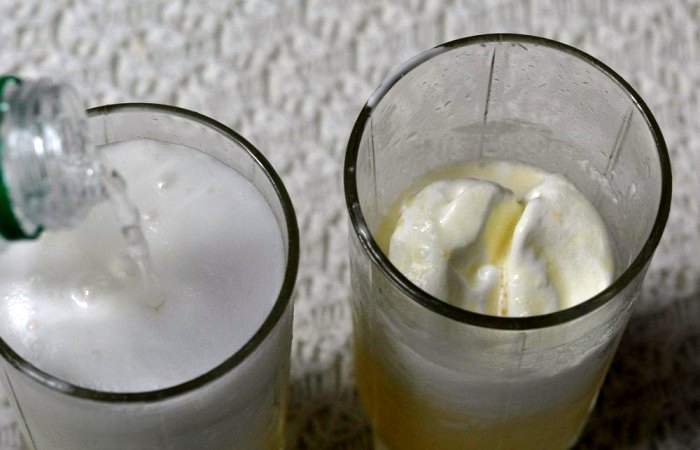 Рецепт Апельсиновый коктейль с мороженым шаг-3