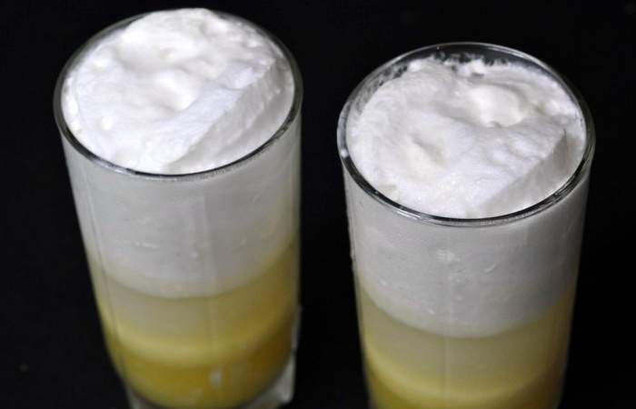Рецепт Апельсиновый коктейль с мороженым  шаг-4