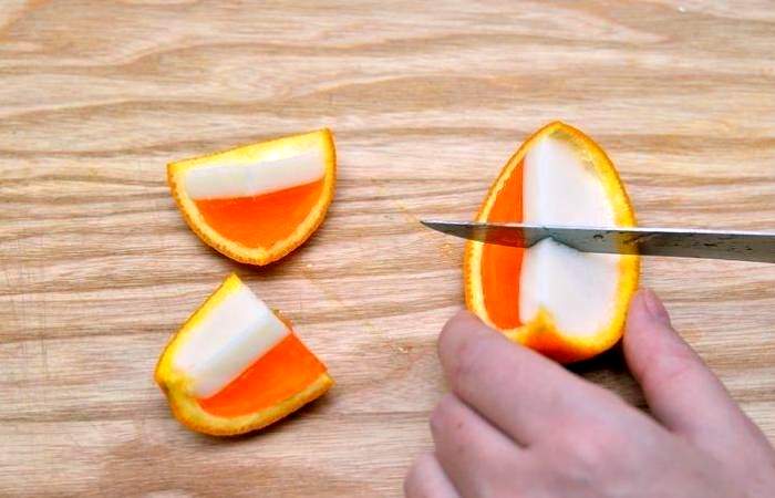 Рецепт Апельсиновое желе с водкой шаг-14