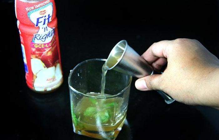 Рецепт Безалкогольный мохито с яблочным соком  шаг-2