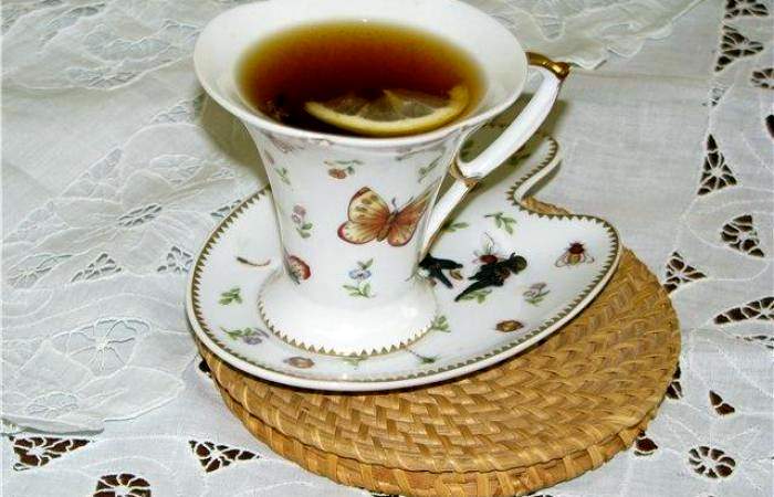 Рецепт Цитрусовый черный чай с медом шаг-5