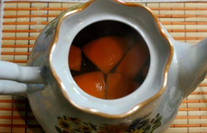 Рецепт Имбирный чай с апельсином  шаг-4