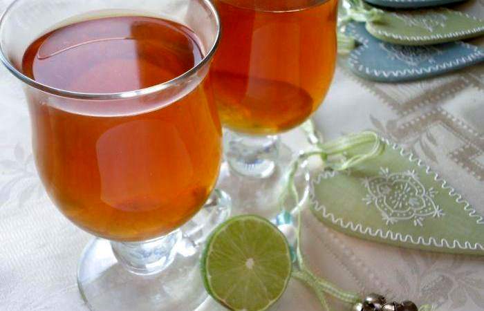 Рецепт Имбирно-лаймовый чай  шаг-4