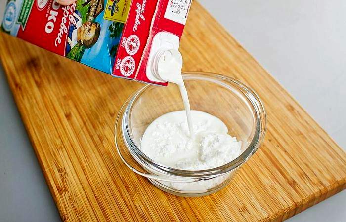 Рецепт Молочный кисель с ванилью  шаг-2