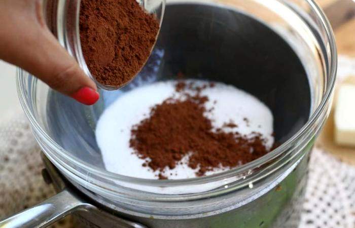 Рецепт Охлажденный горячий шоколад шаг-1
