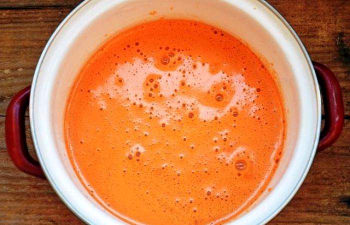 Рецепт Сок из тыквы, яблок и моркови шаг-5