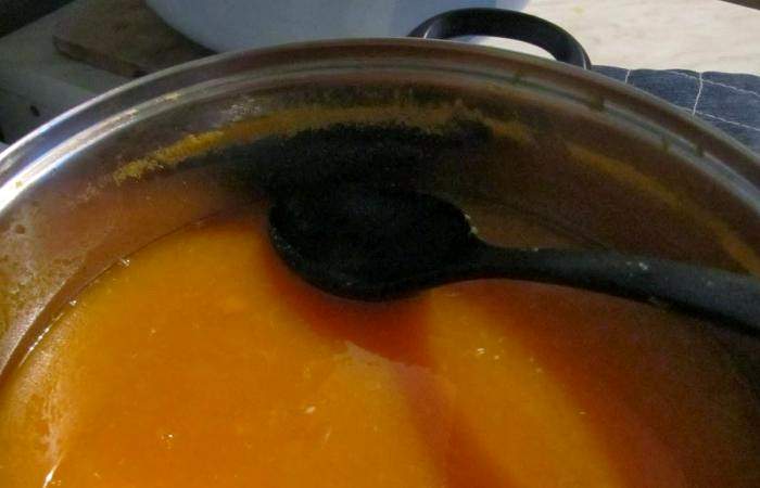 Рецепт Тыквенный сок с апельсинами на зиму шаг-7