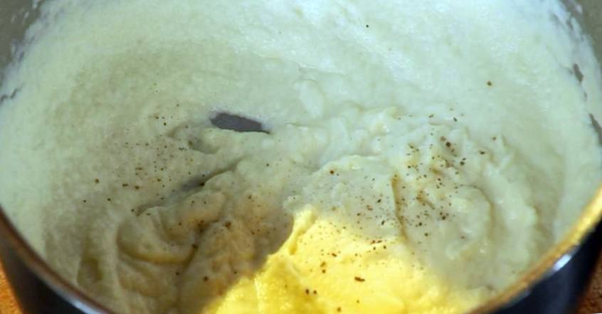 Рецепт Морской гребешок на пюре из цветной капусты  шаг-4
