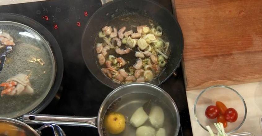 Рецепт Морской язык с картофельными бочонками шаг-3