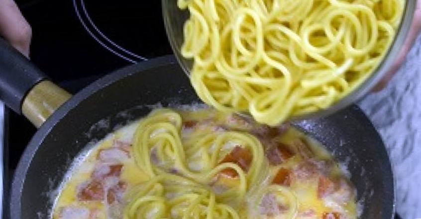 Рецепт Спагетти с креветками  шаг-2