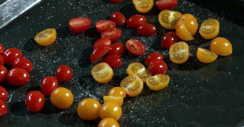 Рецепт Тилапия в панировке с печёными помидорами шаг-1