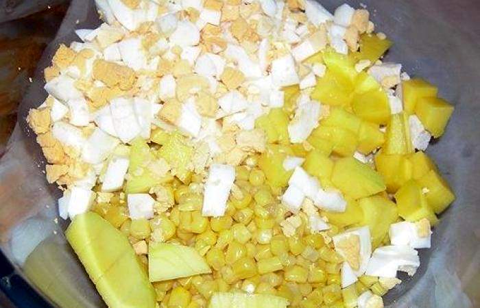 Рецепт Куриный салат с манго  шаг-2