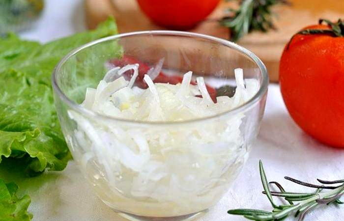 Рецепт Мясной салат «Шабу-бабу"  шаг-2