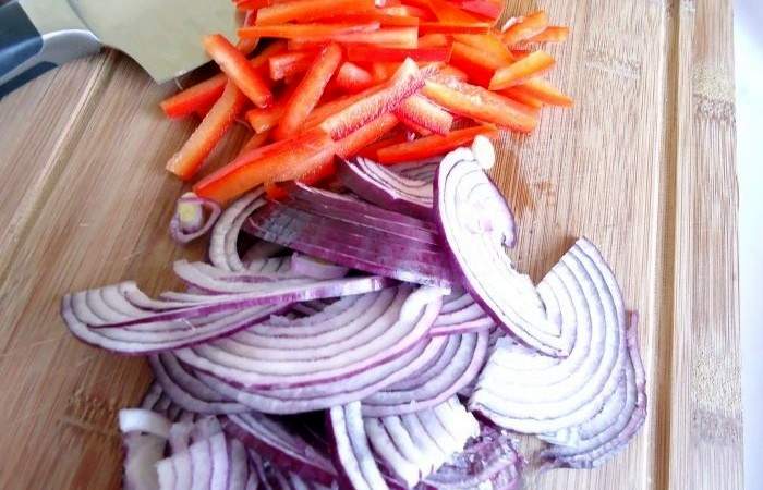 Рецепт Овощной салат с цветной капустой шаг-3