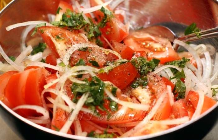 Рецепт Салат из помидоров  шаг-4