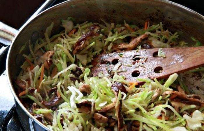 Рецепт Салат со свининой и грибами шаг-5