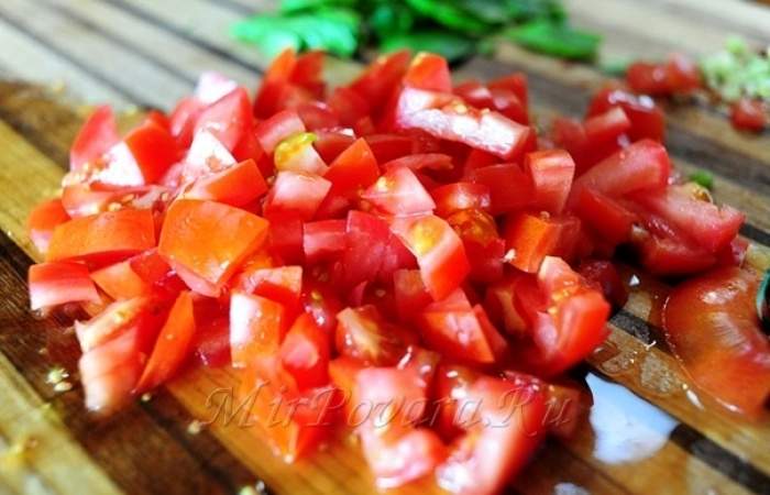 Рецепт Слоеный салат с беконом и овощами шаг-5