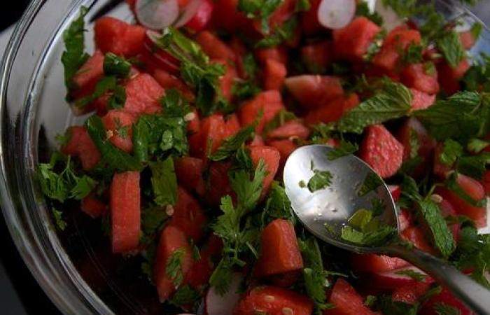 Рецепт Тайский салат из арбуза  шаг-2