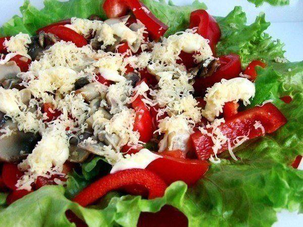 Рецепт Очень вкусный салат с красным перцем Готовим Салаты Очень вкусный салат с красным перцем