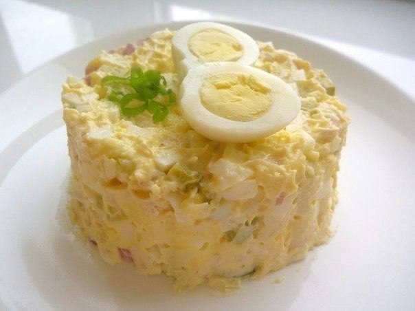 Рецепт Салат из курицы с соленым огурцом Готовим Салаты Салат из курицы с соленым огурцом