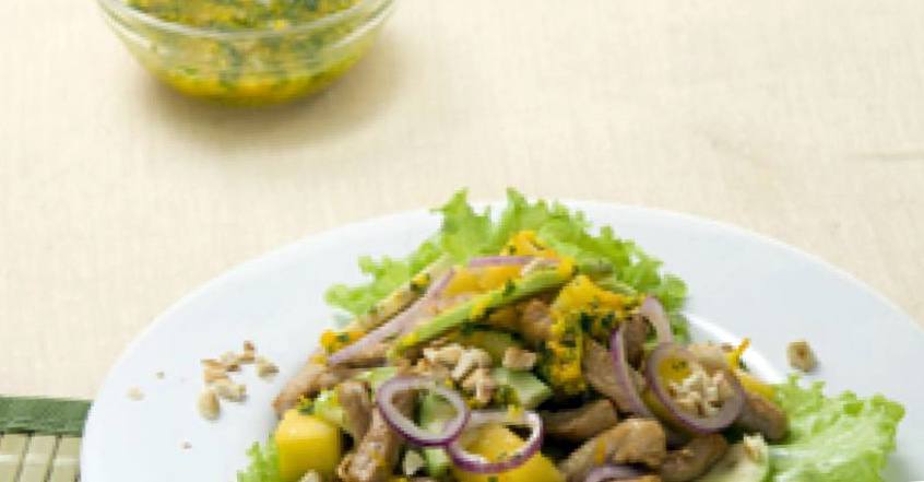 Рецепт Карибский салат со свининой шаг-5