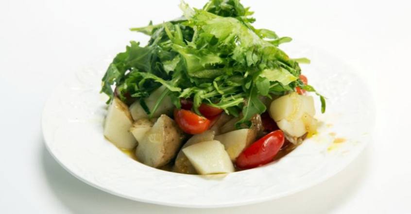 Рецепт Картофельный салат с облепиховой заправкой  шаг-4