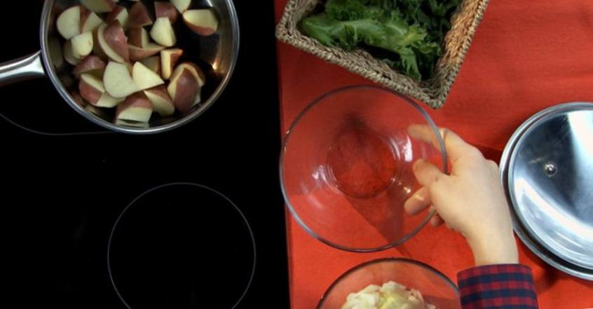 Рецепт Картофельный салат с облепиховой заправкой шаг-1