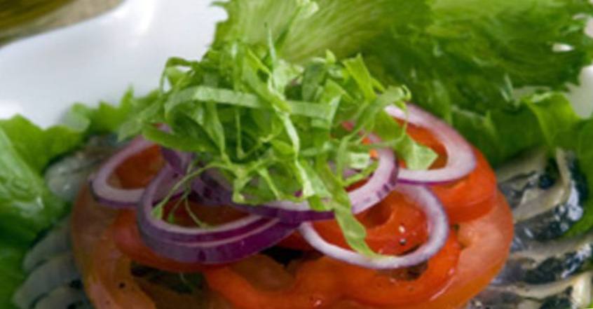 Рецепт Овощной салат с сельдью шаг-3