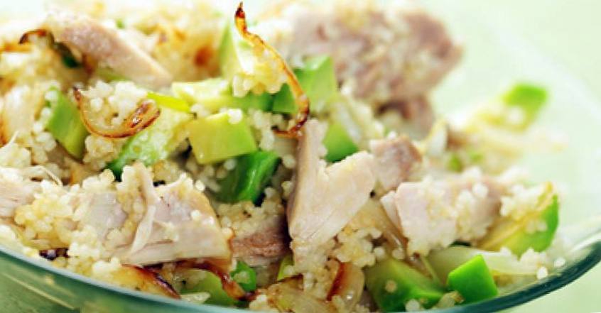 Рецепт Теплый салат с курицей шаг-1