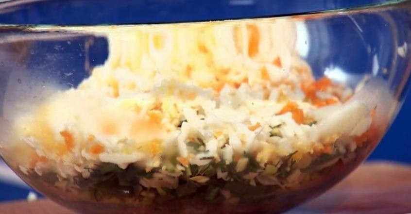 Рецепт Тёплый салат из трески с картофелем  шаг-4
