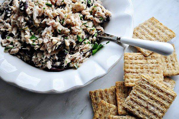 Рецепт Салат с тунцом и оливками Готовим Салаты Салат с тунцом и оливками