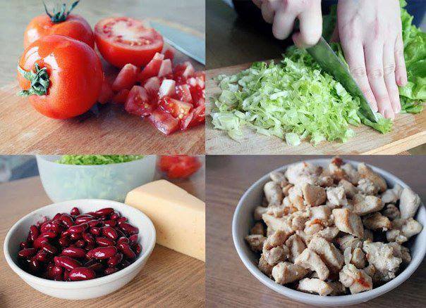 Рецепт Весенний салат шаг-1