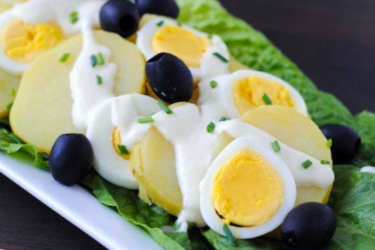 Рецепт Картофельный салат по-перуански Готовим Салаты Картофельный салат по-перуански