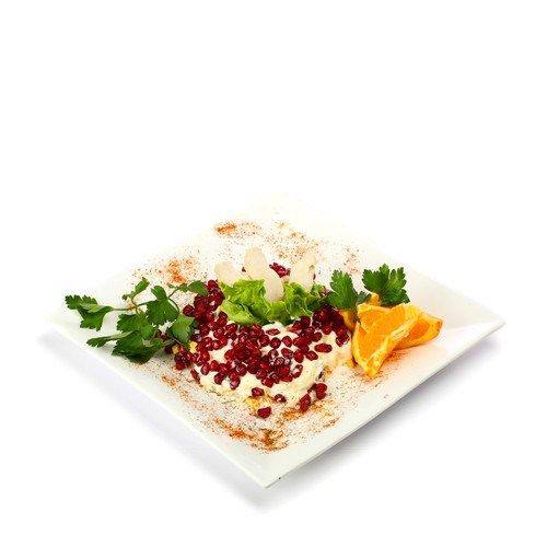 Рецепт Салат из курицы с апельсинами и гранатом Готовим Салаты Салат из курицы с апельсинами и гранатом