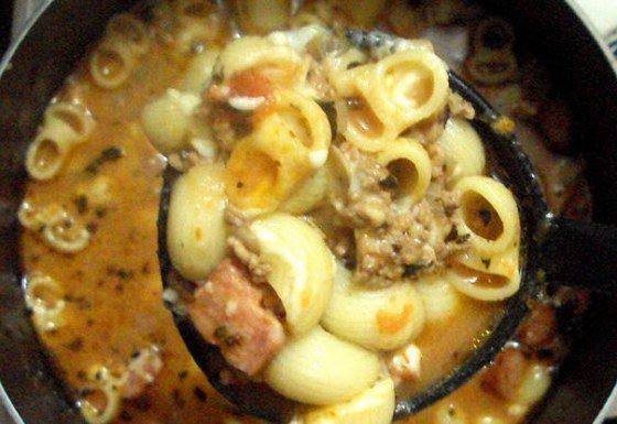 Рецепт Итальянский говяжий суп с пастой шаг-6