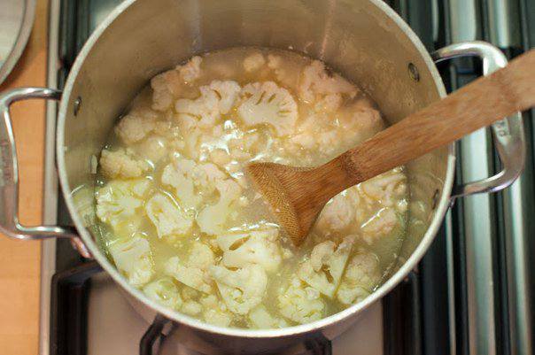 Рецепт Крем-суп из цветной капусты  шаг-4