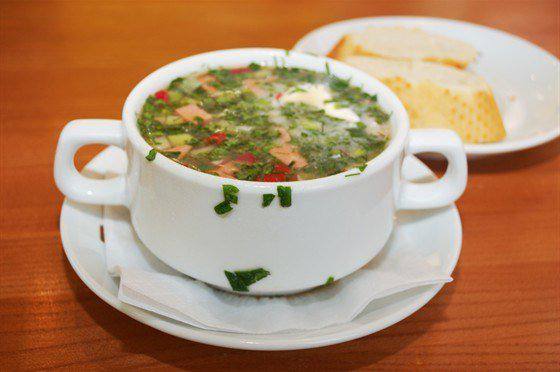 Рецепт Мясная окрошка Готовим Супы Мясная окрошка