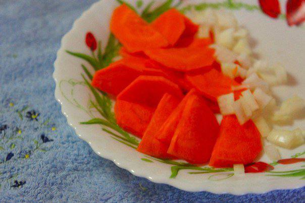 Рецепт Овощной суп-пюре с креветками шаг-3