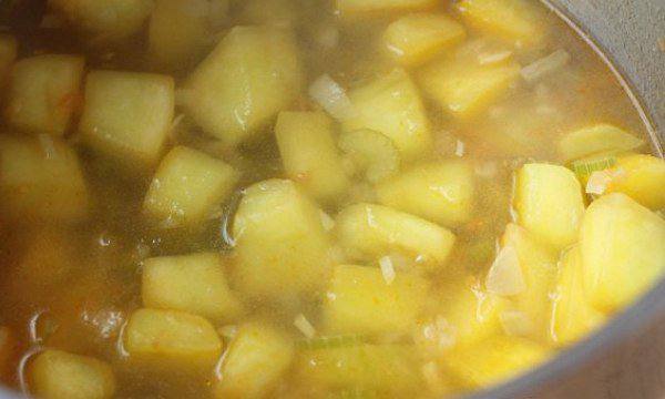 Рецепт Суп-пюре из тыквы с помидорами шаг-5