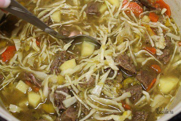 Рецепт Суп из говядины и капусты шаг-5