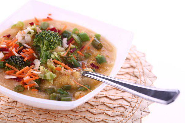Рецепт Суп из копченой курицы с фасолью и брокколи Готовим Супы Суп из копченой курицы с фасолью и брокколи