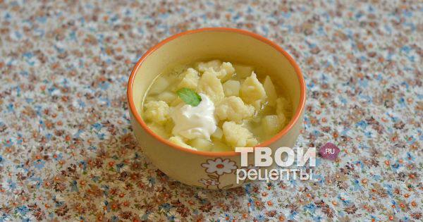Рецепт Суп с галушками Готовим Супы Суп с галушками