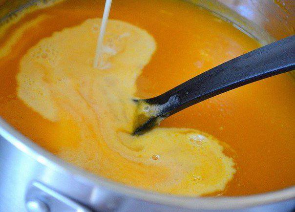 Рецепт Тыквенный крем-суп с беконом шаг-6
