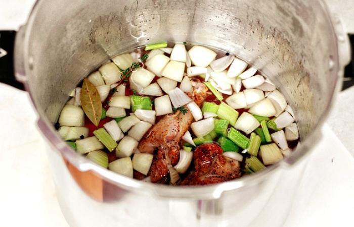 Рецепт Бульон из индейки с овощами  шаг-4
