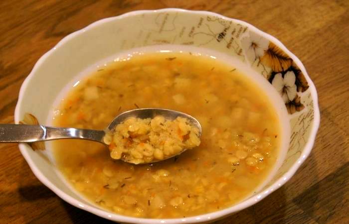 Рецепт Гороховый суп без мяса в мультиварке шаг-5