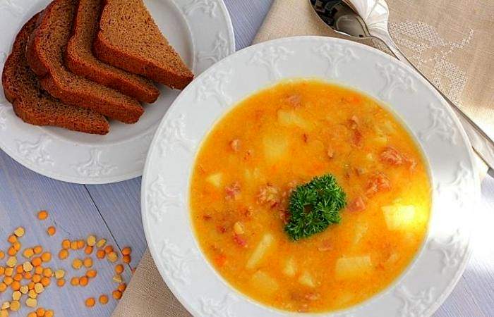 Рецепт Гороховый суп с копченостями шаг-8
