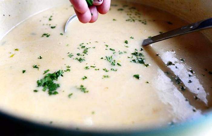 Рецепт Картофельный суп-пюре с беконом шаг-18