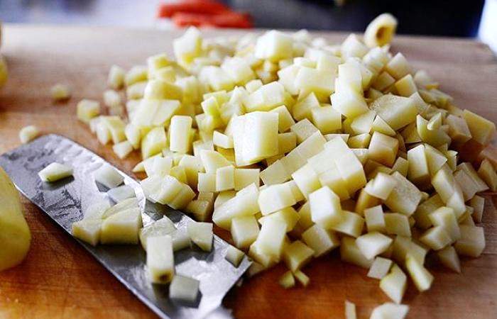 Рецепт Картофельный суп-пюре с беконом шаг-8