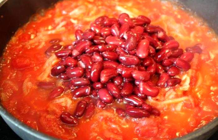 Рецепт Острый томатный суп с фасолью  шаг-2