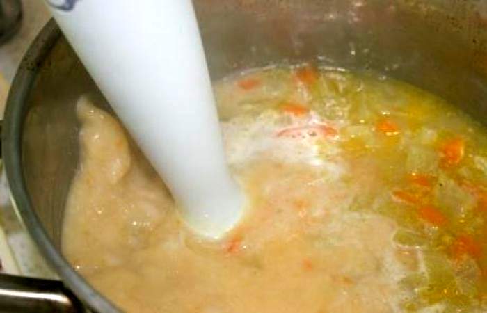 Рецепт Суп-пюре из фасоли и сельдерея шаг-8